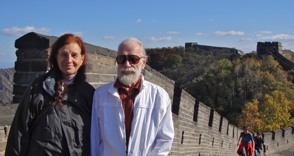 Anita und Simon auf der Grossen Mauer