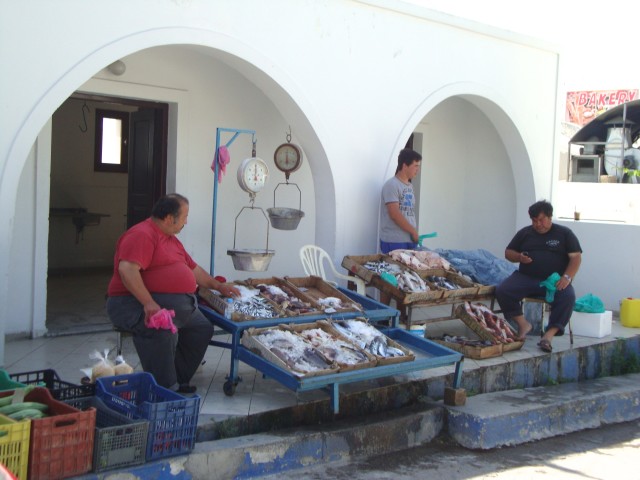 Fischmarkt, Santorini
