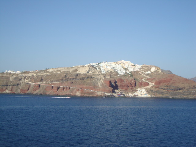 Hafen von Oia, Santorini