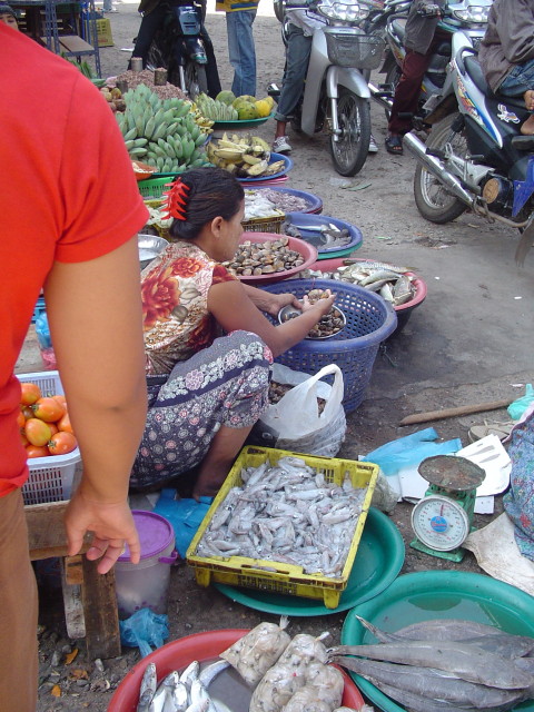 Markt in Victoria Point, Burma
