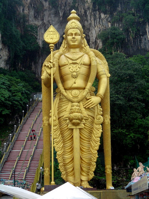 Götterstatue bei der Batu Caves