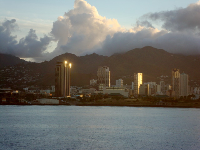 Honolulu bei Sonnenaufgang