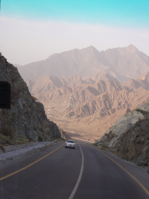 Gebirge zum Masafi Pass
