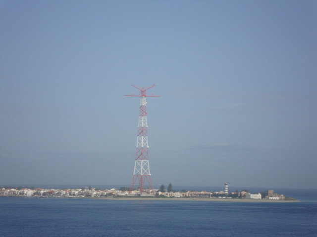 Stadt Messina mit Leuchturm