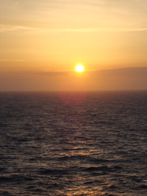 Sonnenuntergang Mittelmeer