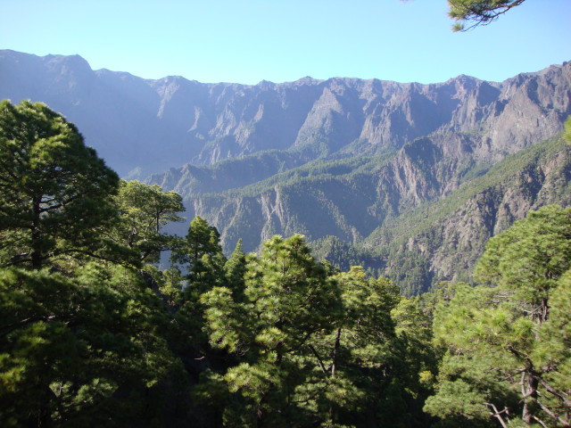 Blick in die Caldera de Taburiente