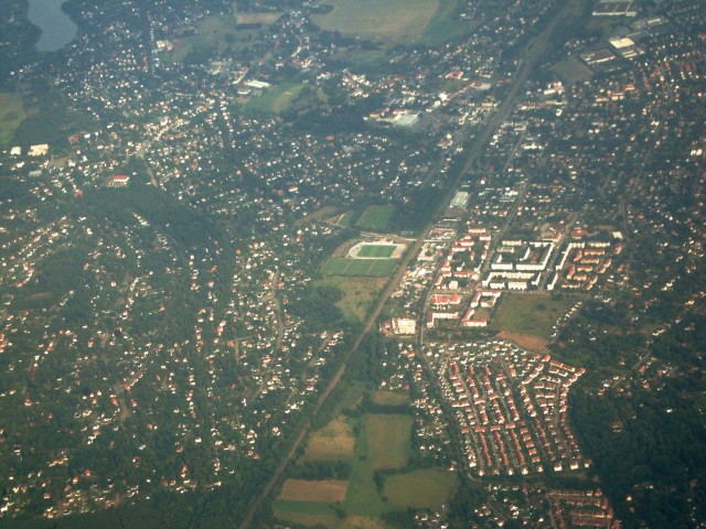 Berlin vom Flugzeug aus