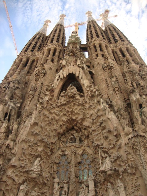 Aussenansicht der Sagrada Família