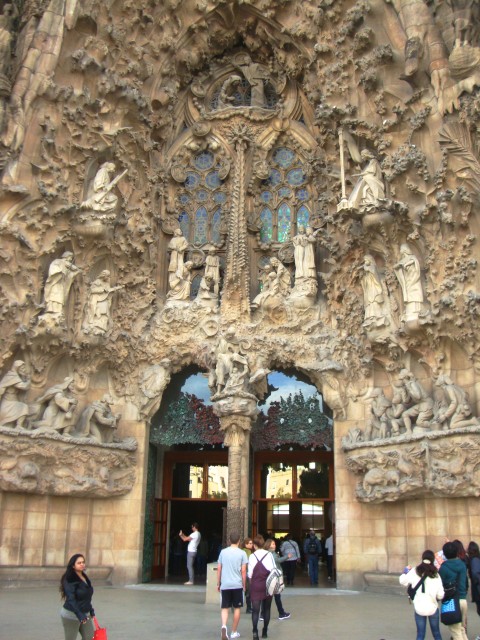 Aussenansicht der Sagrada Família