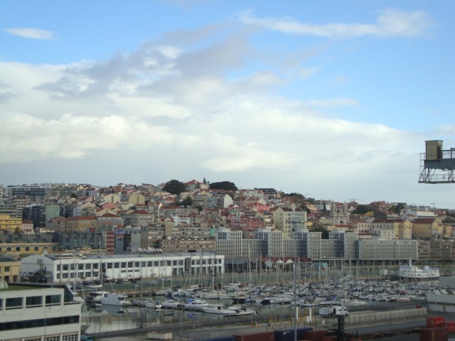 Lissabon von Kreuzfahrtschiff aus