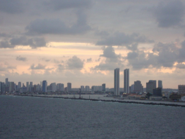 Recife vom Kreuzfahrtschiff aus