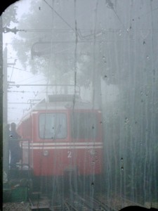 Bergstation die Bahn kommt