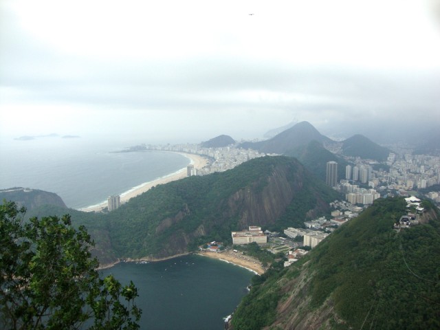 Blick nach Praia Vermelha und Copacabana