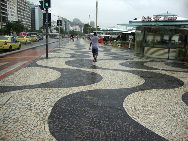 Copacabana bei Regen